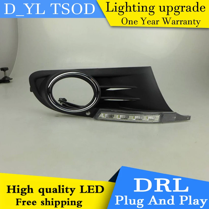 Автомобильный Стайлинг для VW Гольф mk6 2009-2012 светодиодный DRL 6 Высокая яркость