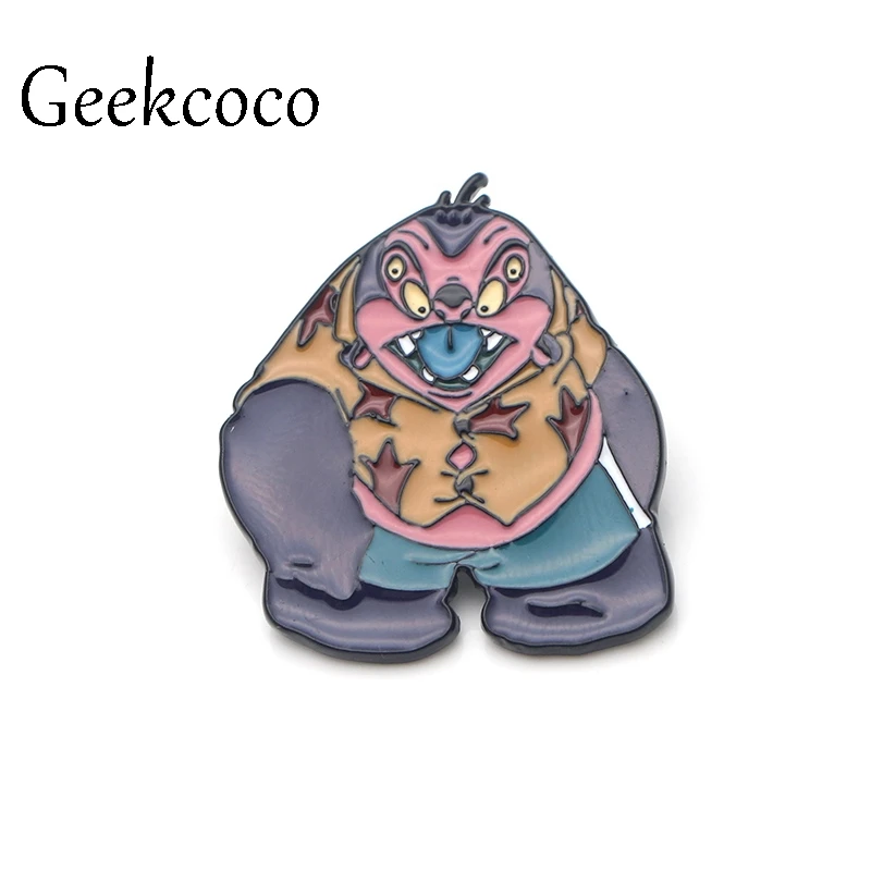 Stitch Lilo Jumba Jookiba цинковый сплав булавки для галстука значки para рубашка сумка Одежда Кепка рюкзак броши для обуви Значки украшения J0082
