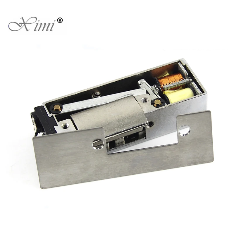 dc 12v 0 2a electric magnetic bolt lock intelligent guard cathode strike lock double unlock mode door gate access control system free global shipping