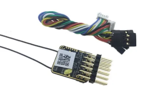 

New arrival FrSky RX6R 6/16 telemetry Receiver designed for gliders ultra small and super light 6 pwm output
