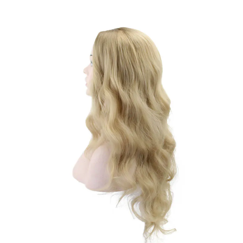 Женский термостойкий парик JOY &amp BEAUTY маленькие кудри из темного корня и золота 24