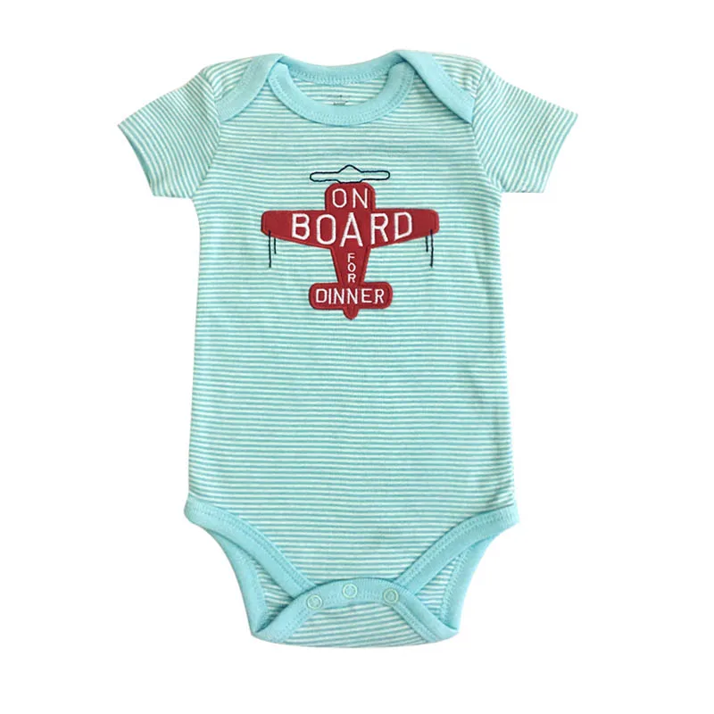 

Tender Babies Babysuit summer new fashion print short-sleeved bodysuit newborn children climbing clothes