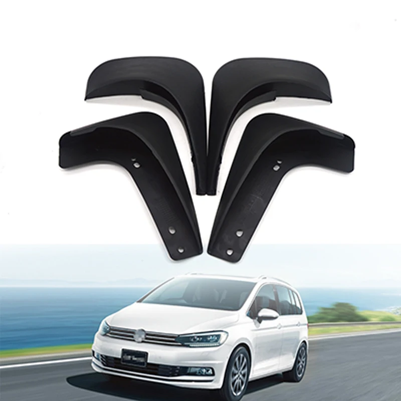 NWIEV 4 шт. автомобильный Стайлинг передние и задние брызговики для VW Touran Caddy 2004 2005 2006