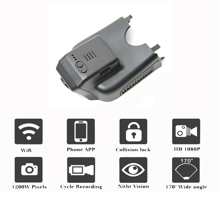 Liislee Автомобильный видеорегистратор Wifi камера для Mercedes Benz M GLE W164 ML320 ML63 ML280 350 ML450 2005