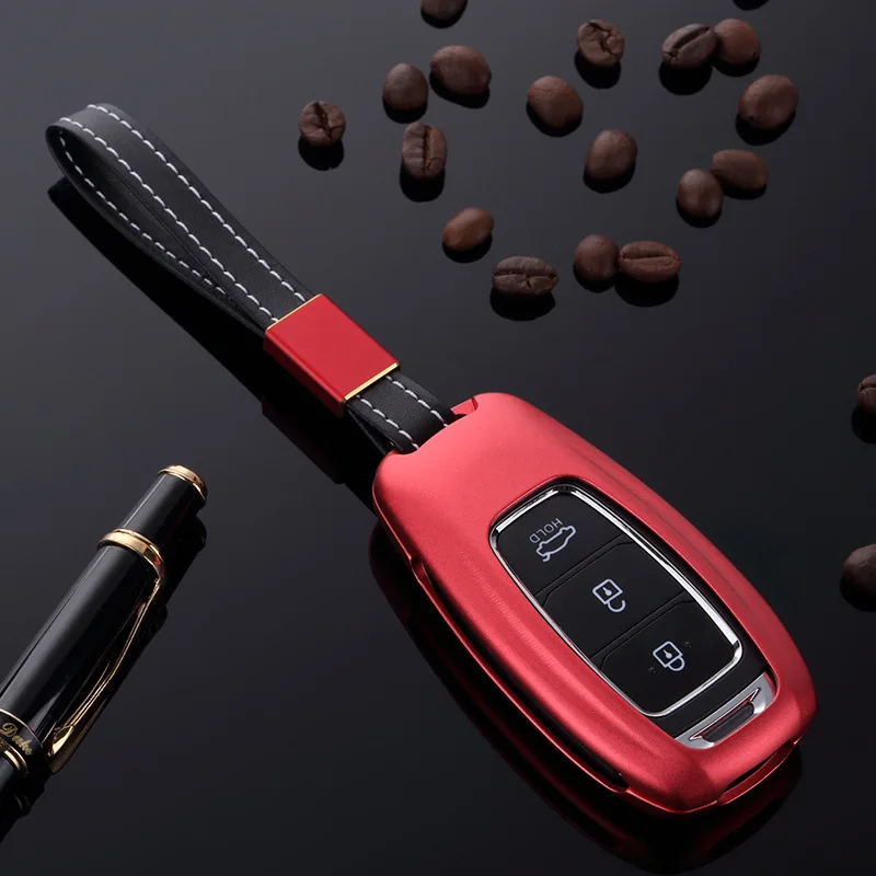 Высококачественный чехол для автомобильного ключа из алюминиевого сплава Hyundai