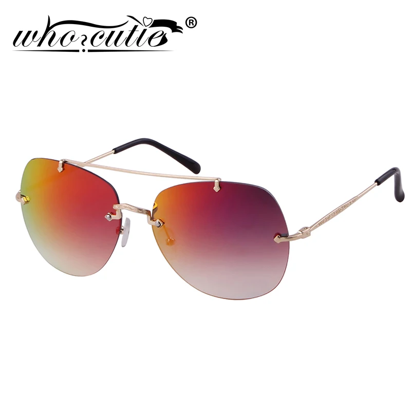 Солнцезащитные очки авиаторы зеркальные солнцезащитные без оправы для мужчин и