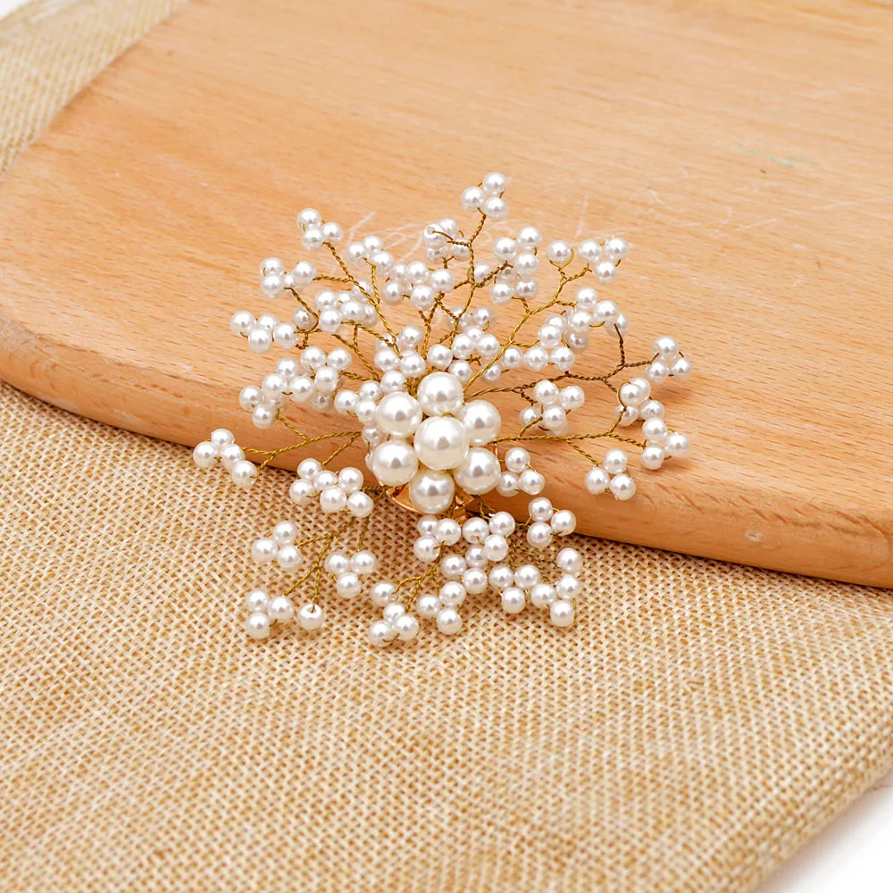 CINDY XIANG новые Гипсофилы брошки Жемчужный Цветок для женщин ручной работы Свадьба Снежинка шпильки летнее платье аксессуары сумка брошь