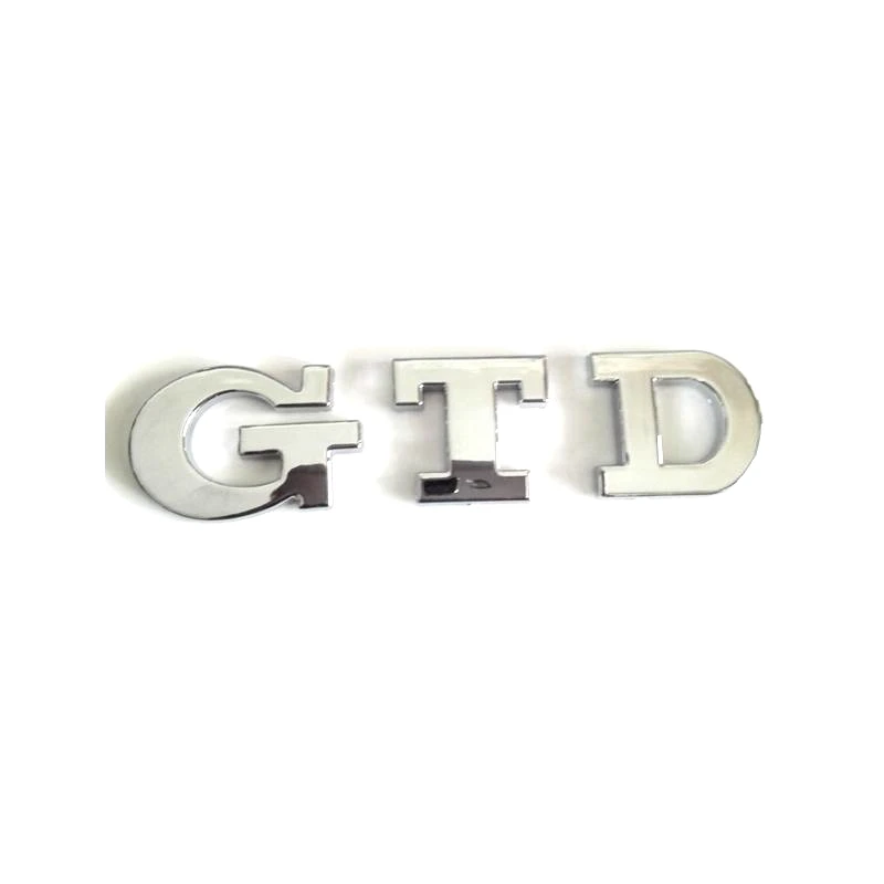 10 шт. Бесплатная доставка небольшие автомобильные наклейки GTD из АБС-пластика