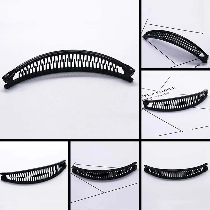 Новинка 2018 заколка для волос в форме рыбы шпильки черного и коричневого цвета