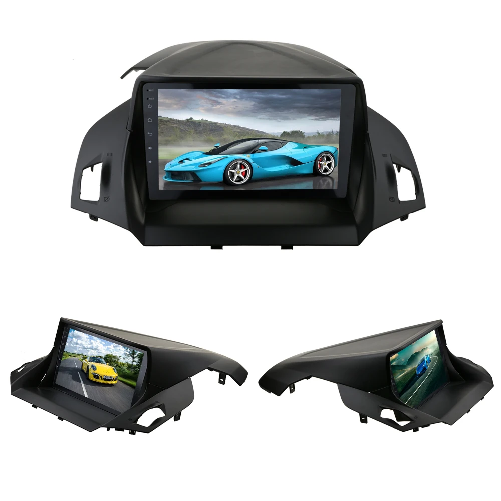Sinosmart Android 8.1 Car GPS Navigation Radio for Ford Kuga 2013, 2din 2.5D IPS/QLED Screen