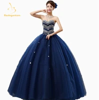 bealegantom 2021 new ball gown quinceanera dresses with beading sequined sweet 16 dresses for 15 years vestidos de 15 anos qd12