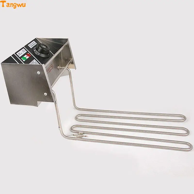 Электрическая фритюрница с одиночным цилиндром коммерческий витой тестополос