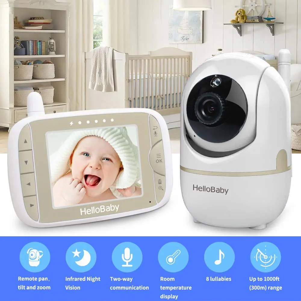 HelloBaby Monitor Camera отправляет мгновенные оповещения о подключении к детскому