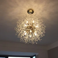 firework shape chandeliers led light stainless steel crystal pendant lighting ceiling light fixtures chandeliers lighting
