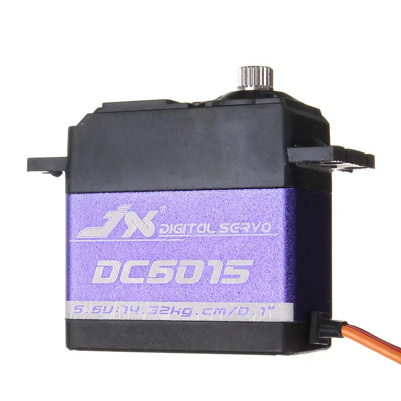 Высококачественные цифровые сервоприводы JX DC6015 DC стандартные Угловые для