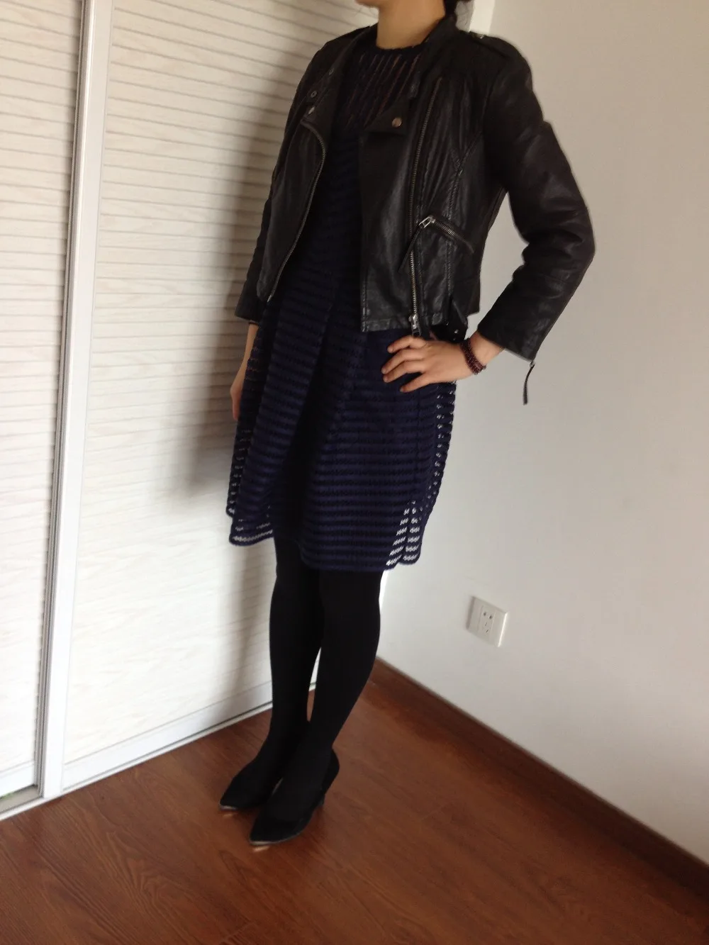 Women Fashion Hollow Out MAJ* Hi quality Dress in Technical knit Free Shipping WA9 | Женская одежда