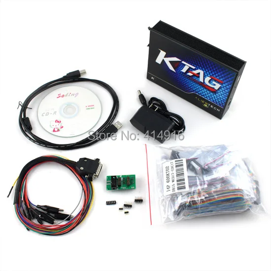 2015 профессиональный KTAG к tag инструмент мастер версия V2.10 TAG экю чип Tunning DHL