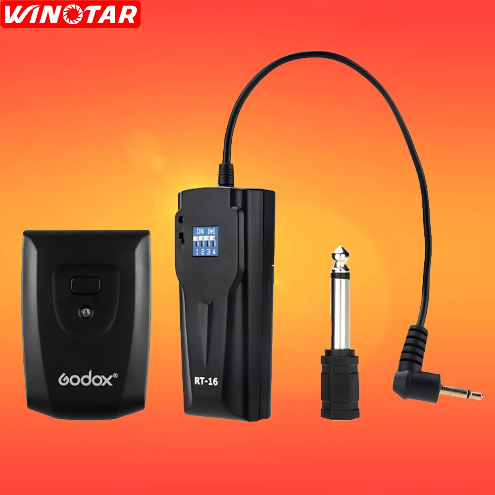 Godox 16 каналов беспроводной/Радио Студия Flash Trigger с приемником набор Rt-16 для Canon Nikon