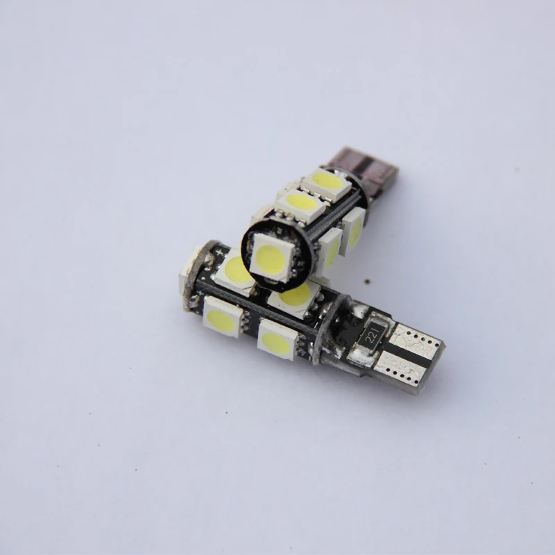 100 шт. canbus T10 9SMD 5050 автомобиля 194 168 192 W5W 9 светодиодный s светильник авто лампы Клин