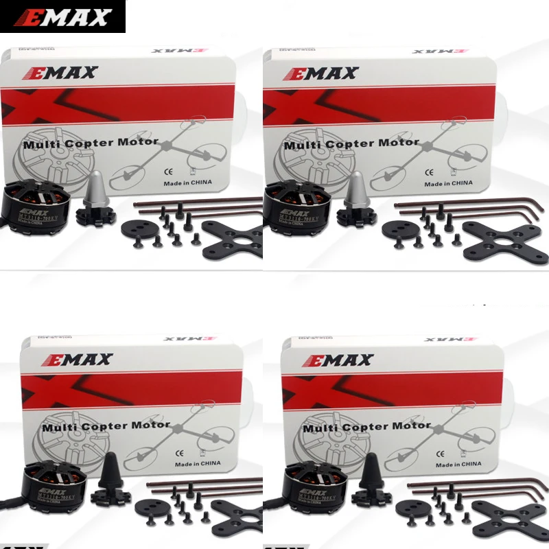 4 компл./лот оригинальный EMAX бесщеточным Мотором MT3110 700KV 480KV плюс поток двигатель CW