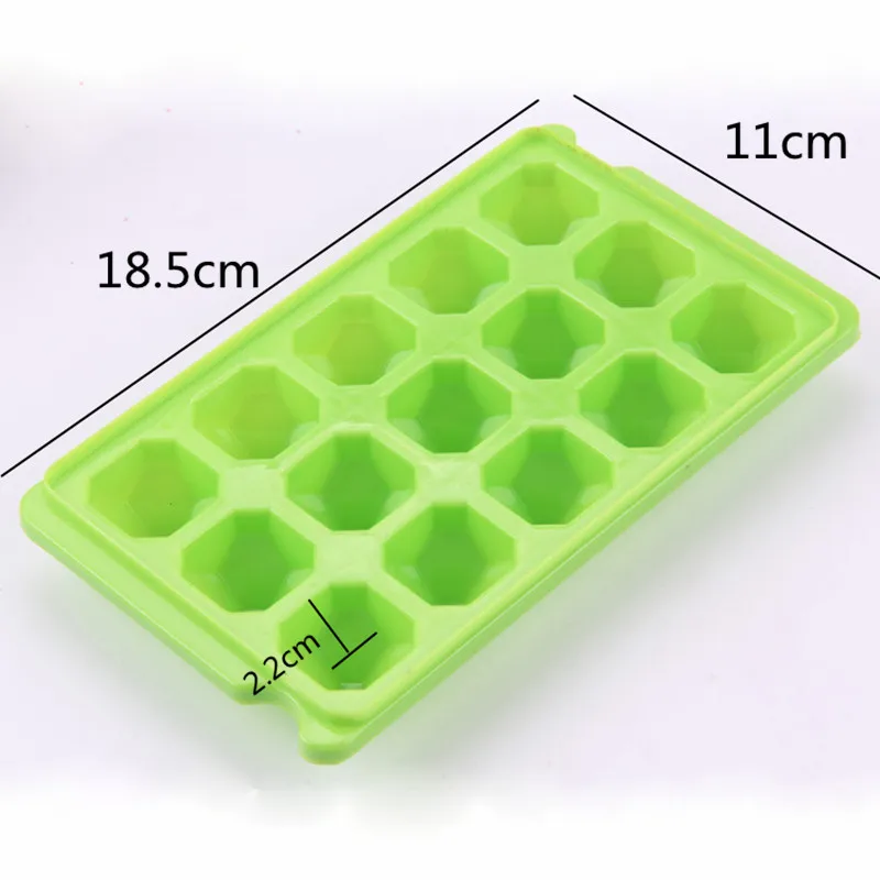 Пластиковый поднос для кубика льда с 15 отверстиями DIY крышкой форма мороженого