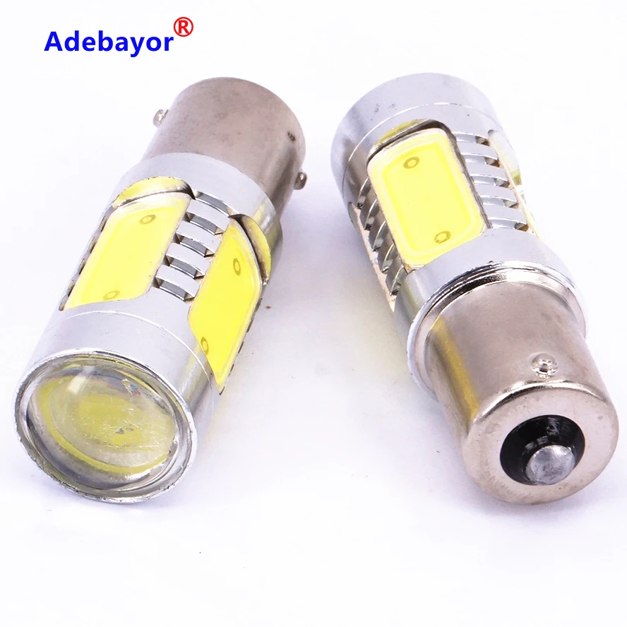 4x1156 Ba15S P21W 7 5 W COB авто светодиодный лампы задние тормоза головной светильник