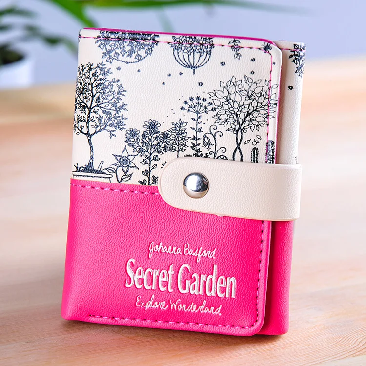 short-rosered BOTUSI, женские кошельки, дамская сумочка, клатч, женский клатч, Carteras Mujer Monederos, женская сумка, Feminina, клатч, кошелек, Длинные кошельки - Цвет: short-rosered