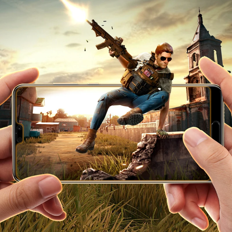 Черное антишпионское закаленное стекло JGKK для Huawei P20 Lite Pro Защита экрана