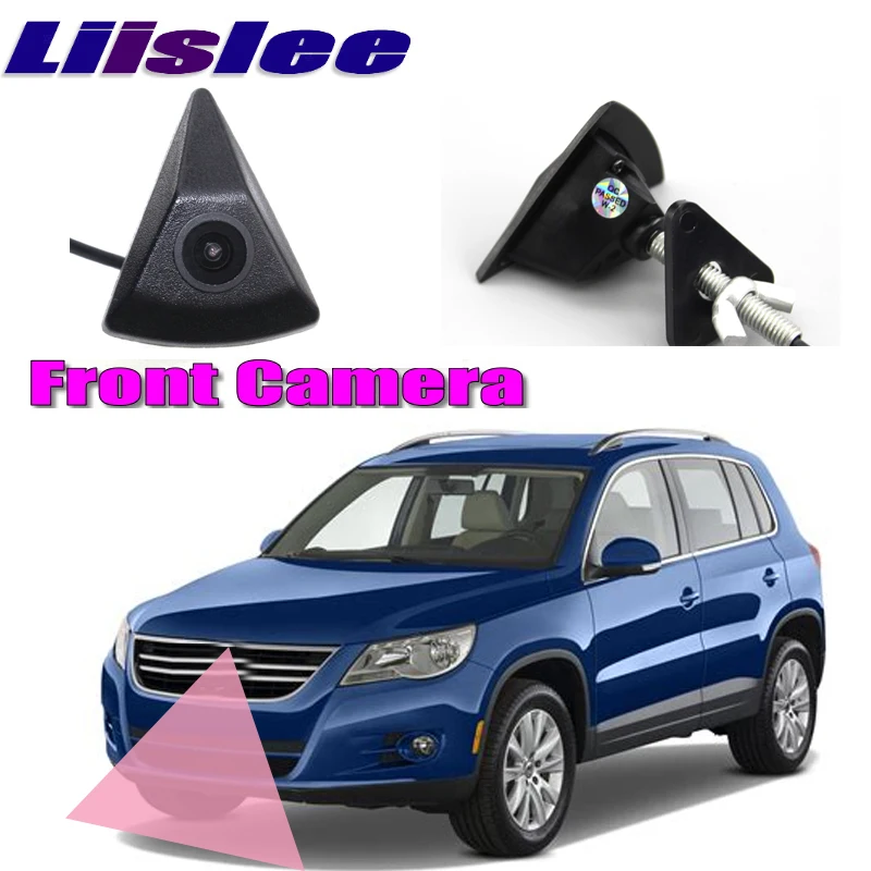 LiisLee фронтальная камера для Volkswagen VW Tiguan 2007 2017 Передняя с логотипом сделай сам