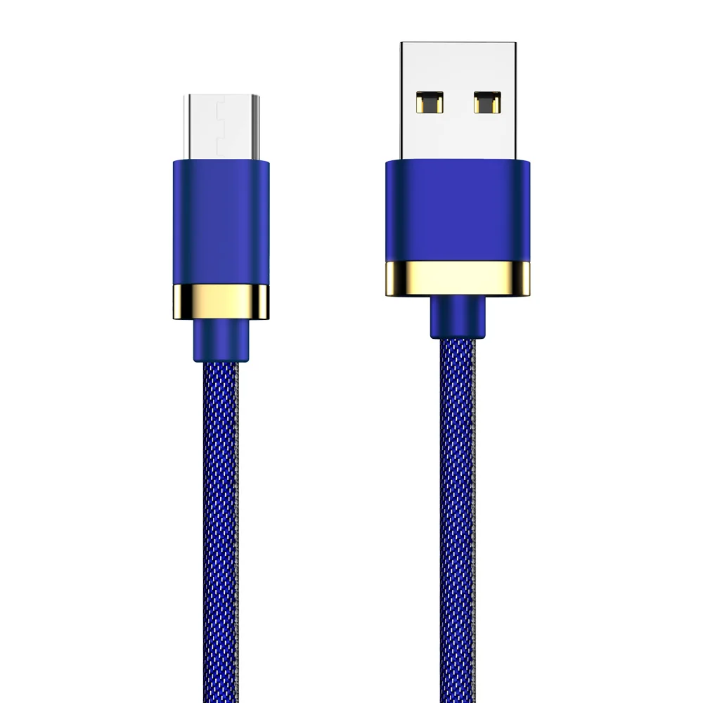 blue Micro USB кабель MUSTTRUE 2.4A Быстрый USB зарядный кабель для Xiaomi Redmi Note5 Micro USB зарядное устройство USB шнур для samsung S7 кабель для передачи данных - Цвет: blue