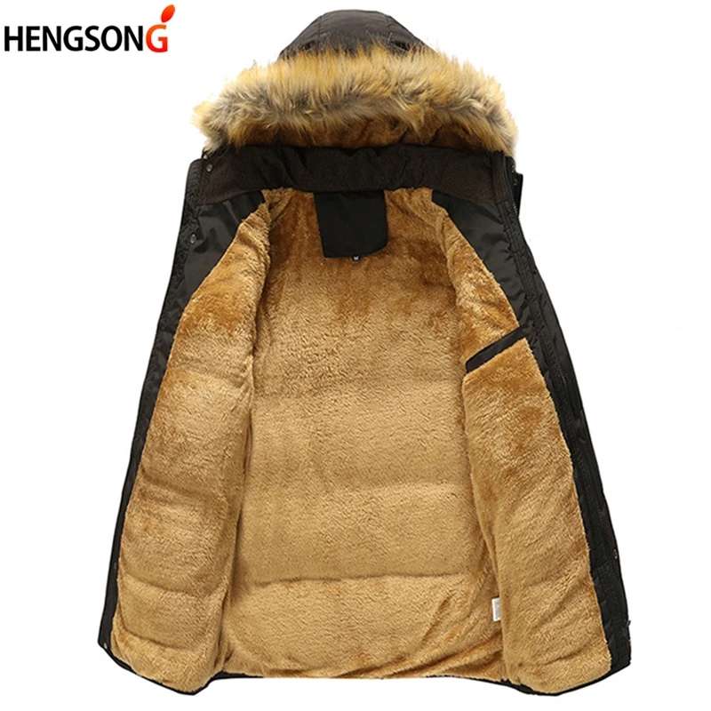 Winter Thick Warm Male Muti Color Patchwork Hooded Stand Collar Coat Jackets Pockets Casual Men Outwear | Мужская одежда