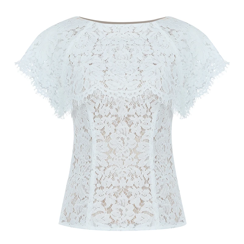 Max Spri 2019 Summer New Fashion Women Elegant Slash Neck Short Sleeves Top A Line Mini Skirt 2 Piece Set For Office Lady |