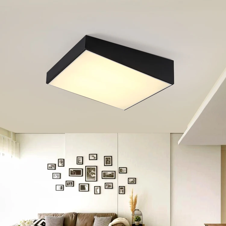 

Modern office lighting Ceiling Lights Square led bedroom lamp restaurant ceiling lamps study creative Ceiling lamps ZA BG20