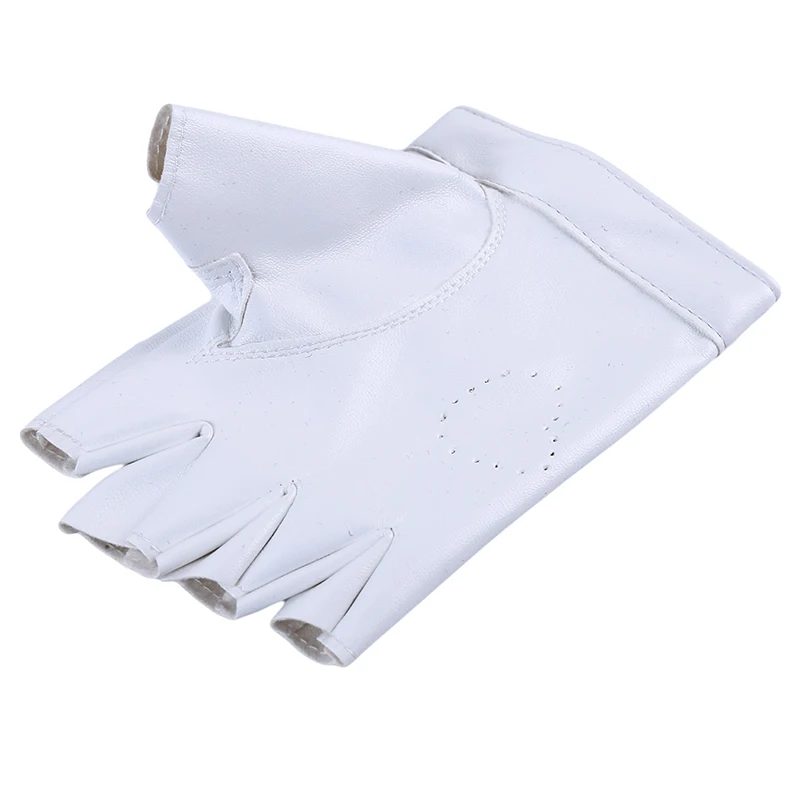 1 пара Модные кожаные перчатки красные черные белые Luvas Guantes Mujer для женщин и