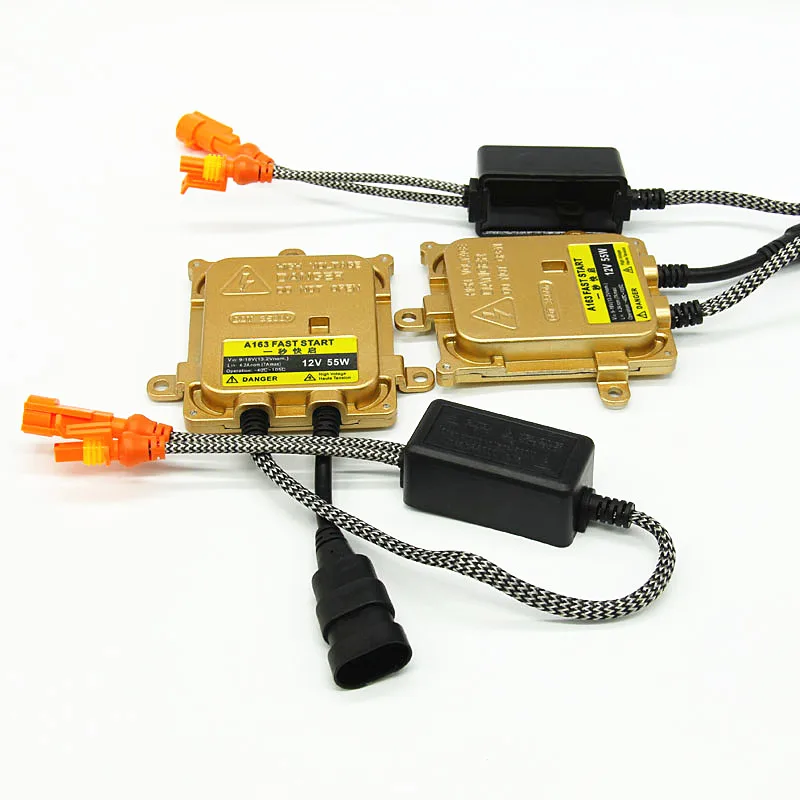 Комплект ксеноновых ламп HID с тонким балластом 12 В 55 Вт H4 H7 H11 9005 9006 HB3 HB4 H1 H3