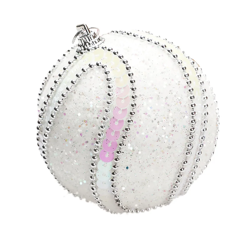 COMPUDA рождественские блестящие шары со стразами Рождественская елка украшение 8