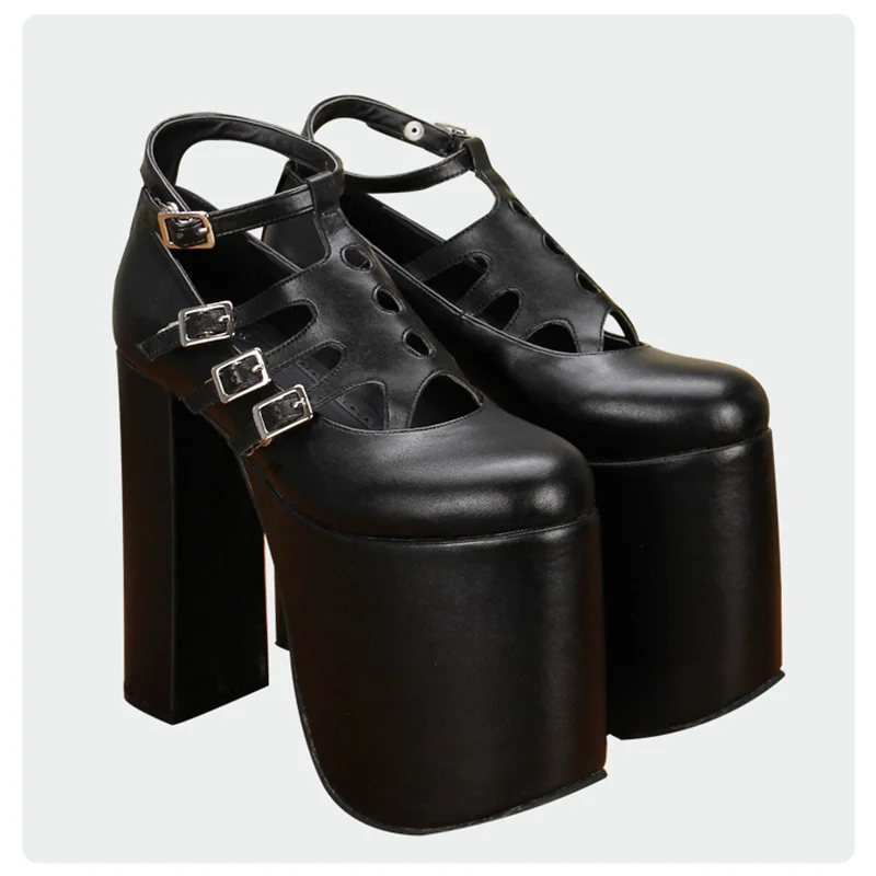Туфли лодочки на высоком каблуке 15 см для косплея в готическом стиле|Женские