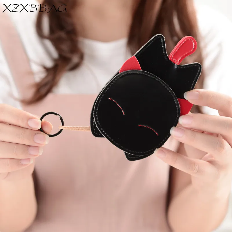 XZXBBAG милые кошельки для ключей с мультяшным котом Женский держатель органайзер
