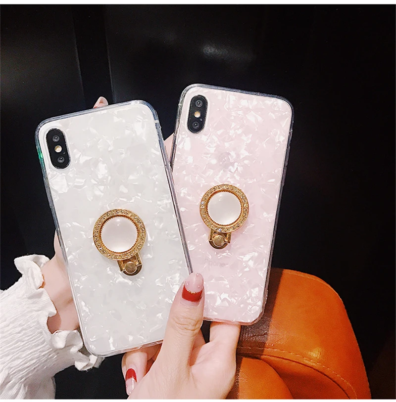 Ix чехол для телефона с палец кольцо Роскошные оболочка 6s 7 plus 8 Grip держатель