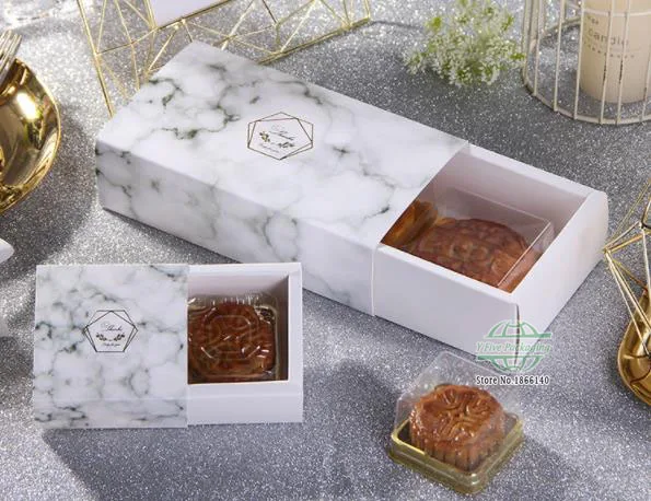 

2 Size Marble Design Kraft Paper Drawer Gift Box Homemade Cookies Paper Box Wedding Candy Packing Box 100pcs/lot Free shipping