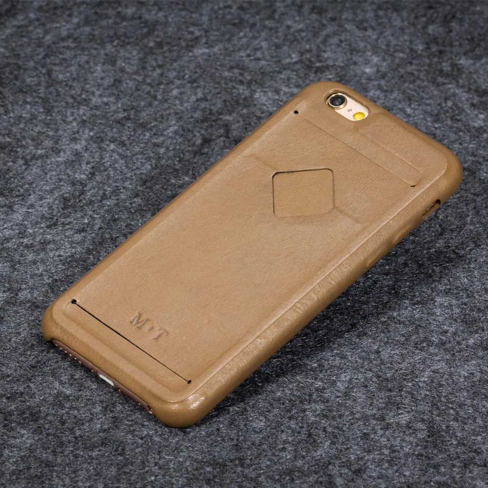 Высокое качество модный однотонный чехол из коровьей кожи для iphone 6 6s 4 7 ''с