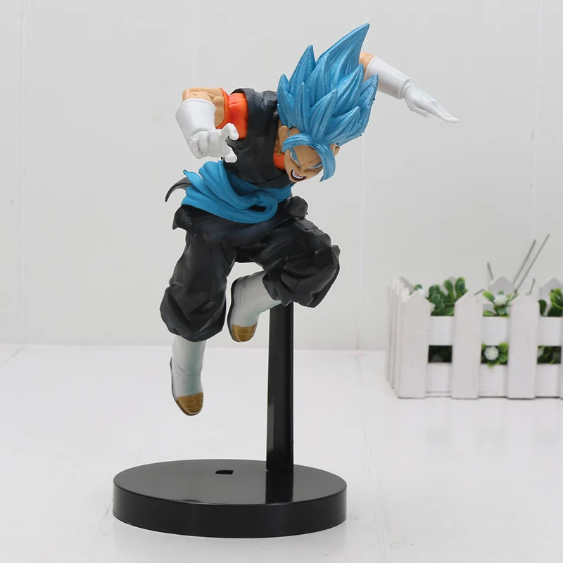 Темно-синий Dragon Ball Z Супер воины Saiyan 4 Бог SS vegetto vegito голубые волосы Драконий жемчуг Гоку бульма Коллекционная фигурка игрушка - Цвет: Темно-синий