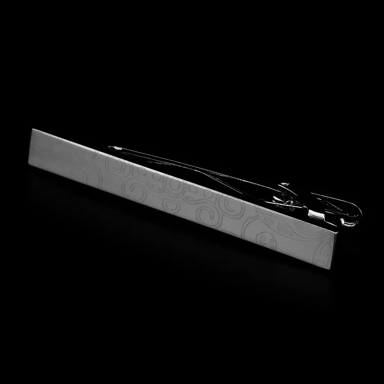 SPARTA Laser Engraving Clouds gun-black electroplating tie clip men's clips + free shipping !!! High quality metal | Украшения и