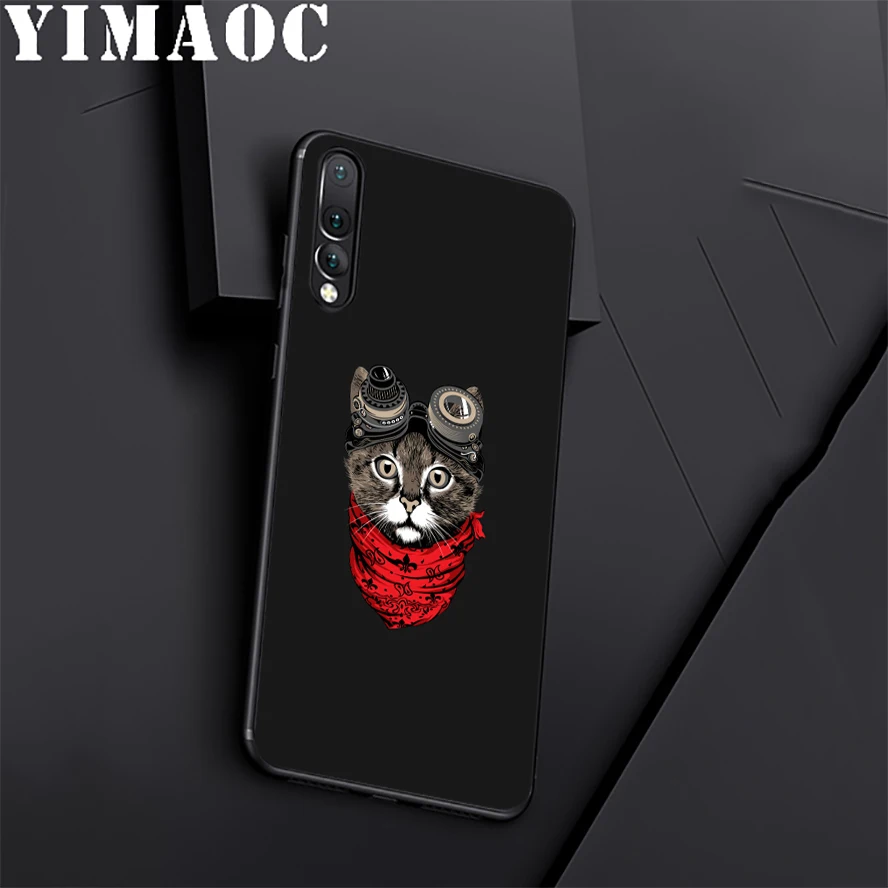YIMAOC удивительная кошка из мягкого силикона чехол для huawei Honor Коврики 10 P20 P10 P9 P8 P