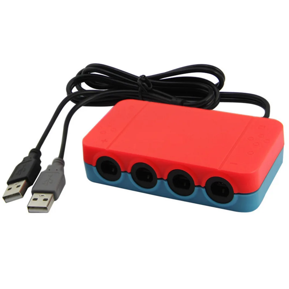 Адаптер контроллера 3 в 1 для GameCube адаптер конвертер Nintendo с двумя USB кабелями