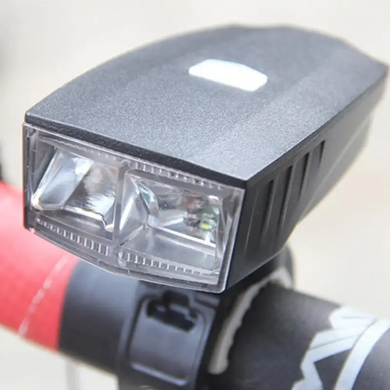 

Intelligent induction horn light bicycle headlight far and near lamp flashlight USB charging waterproof riding equipment