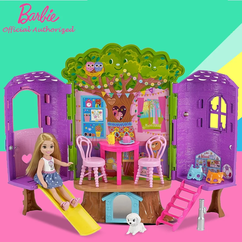 Оригинальные куклы Челси клуба Treehouse игрушка мини Барби многофункциональные