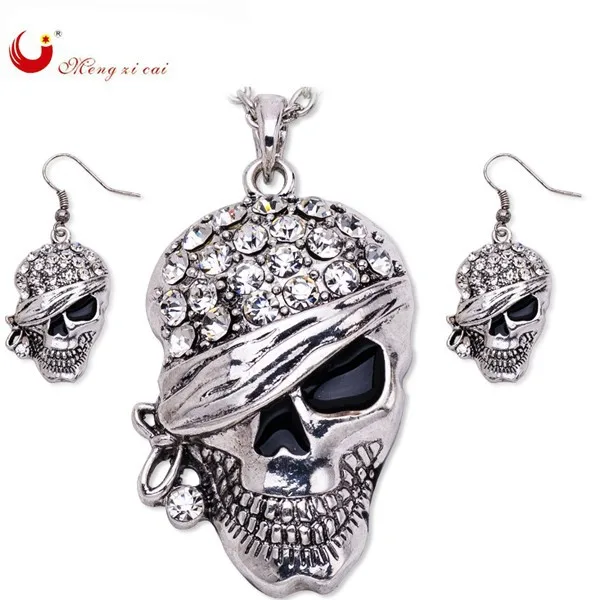 Панк Рок Череп со стразами ожерелье мужское колье Femme Max Colar Masculino Neckless мужские массивные Этнические женские ожерелья