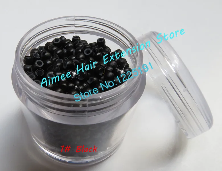 1000 шт./лот Силиконовое нано кольцо для наращивания волос микрокольца 3 0 мм бусины