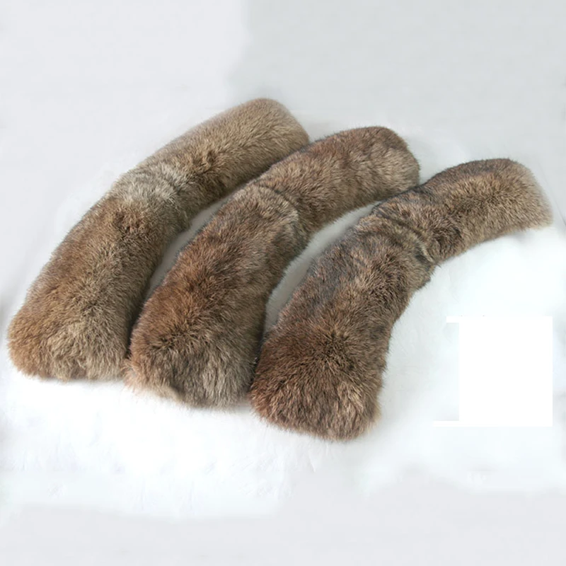 Зимние натуральный меховой воротник для Для женщин с кнопка пальто Мех животных